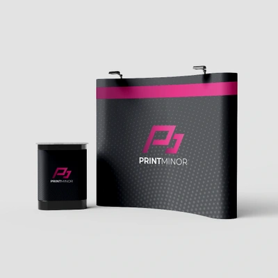 Curved Pop Up Display