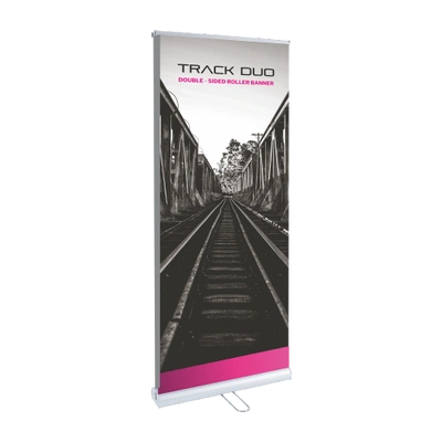 Track Duo Pull Up Banner